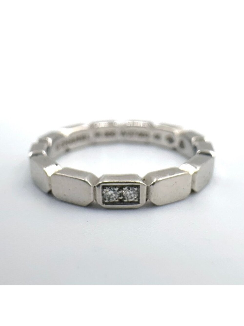 Chanel Premiere Promes Diamond Clear Platinum Ring